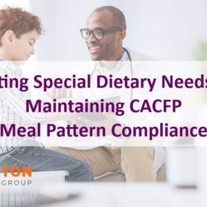 BTG-512 Navigating Special Dietary Needs While Maintaining CACFP Meal Pattern Compliance Course Cover Image