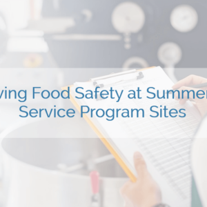 BTG-175 Improving Food Safety at SFSP Sites Course Cover Image