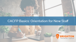 BTG-557 CACFP Basics: Orientation for New Staff Course Cover Image